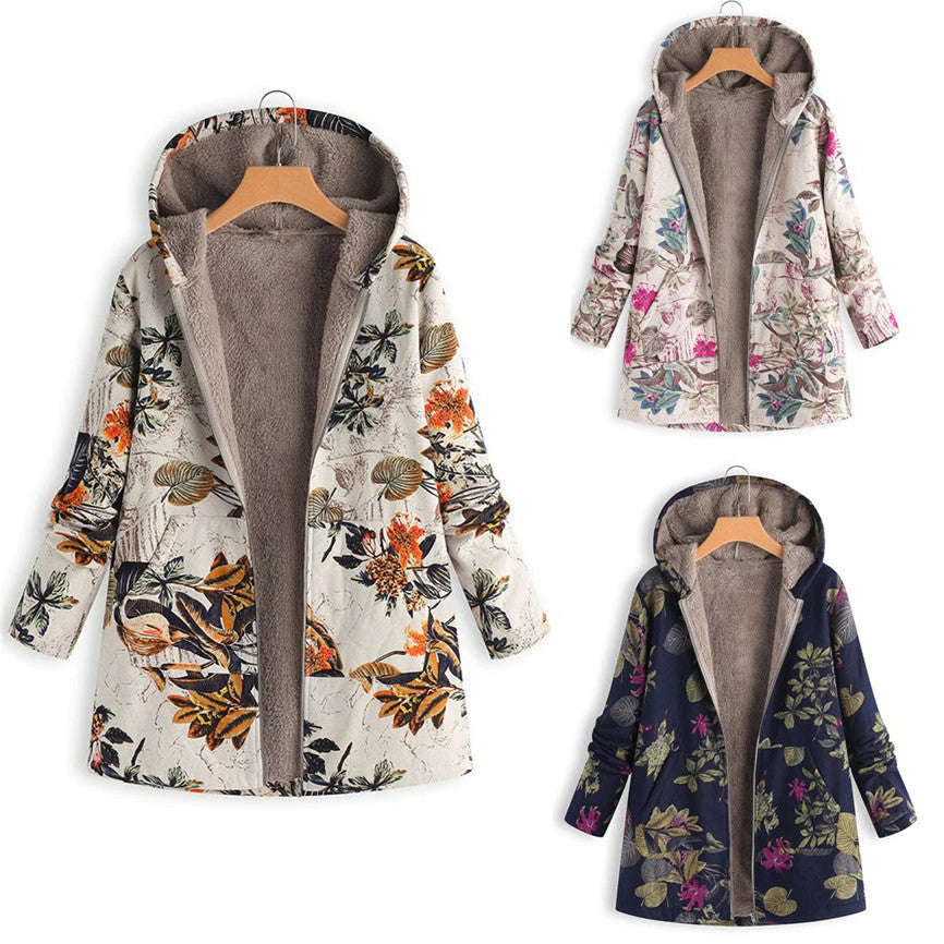 CASEY | FLORAL WINTER COAT