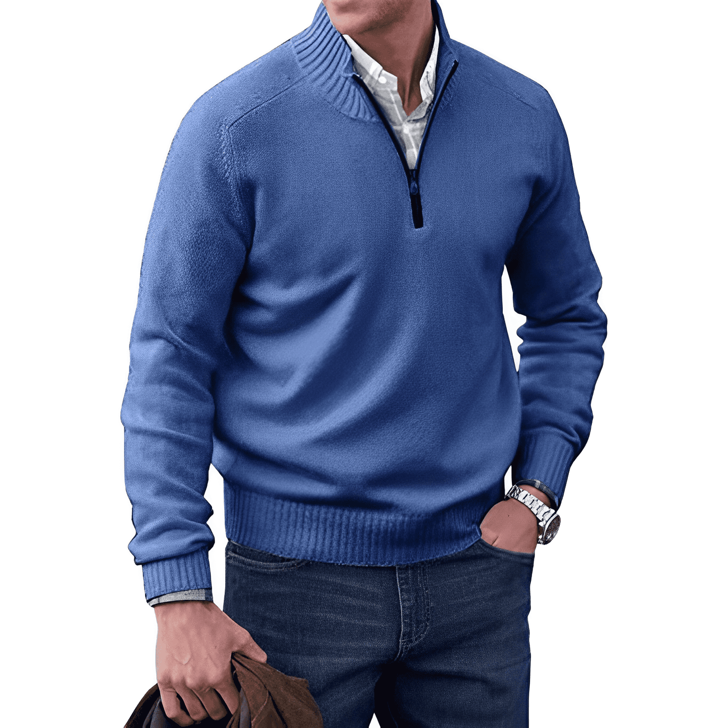 ANDREW | CASUAL ZIP SWEATER