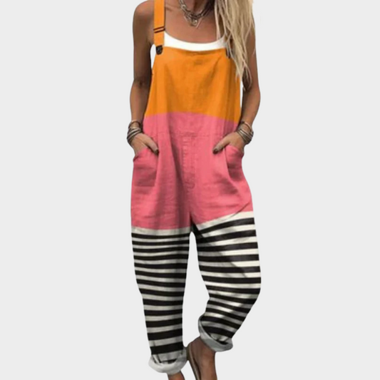 LUCY | PRINTED DUNGAREES