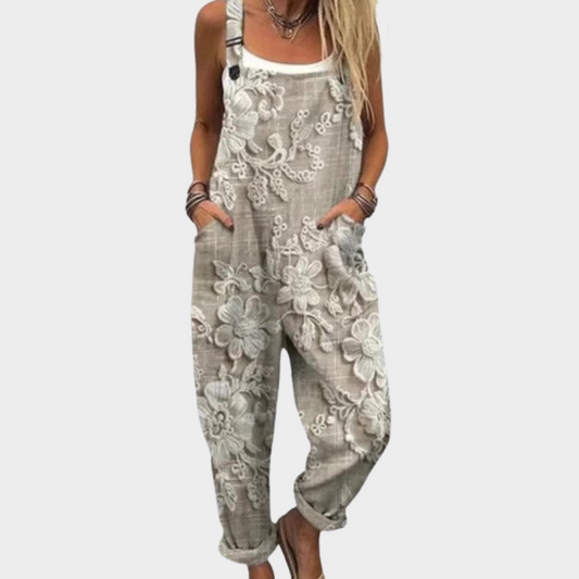 LUCY | PRINTED DUNGAREES