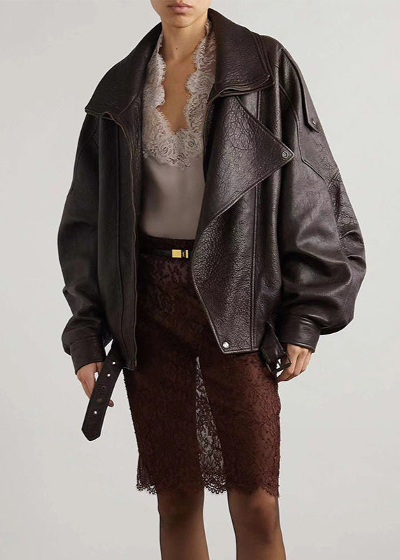 ESME | OVERSIZED LEATHER JACKET