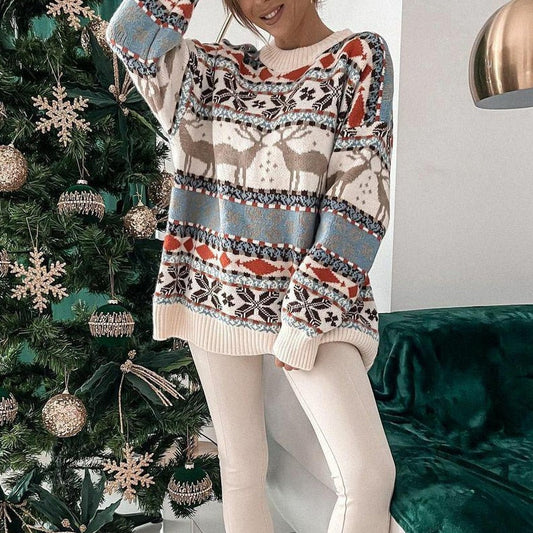 DAISY | CHRISTMAS REINDEER SWEATER