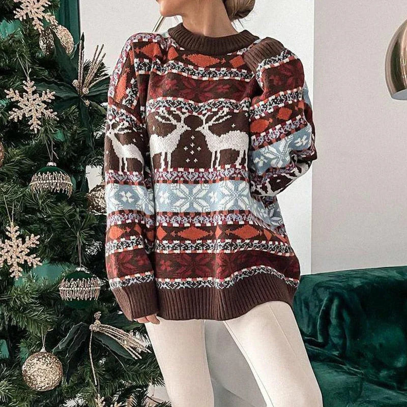 DAISY | CHRISTMAS REINDEER SWEATER