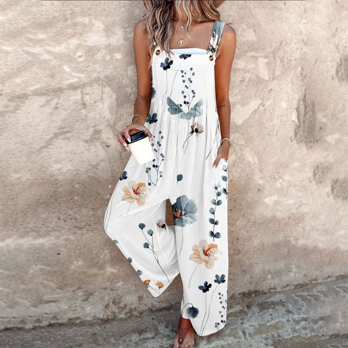 SOPHIE | PRINTED OVERALLS