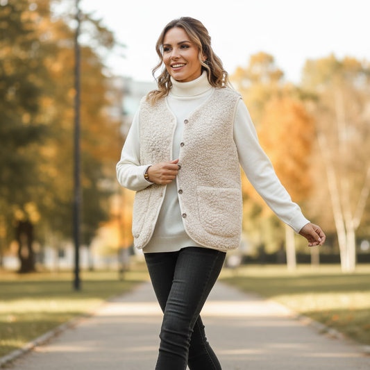 EMILY | SPRING SHERPA VEST