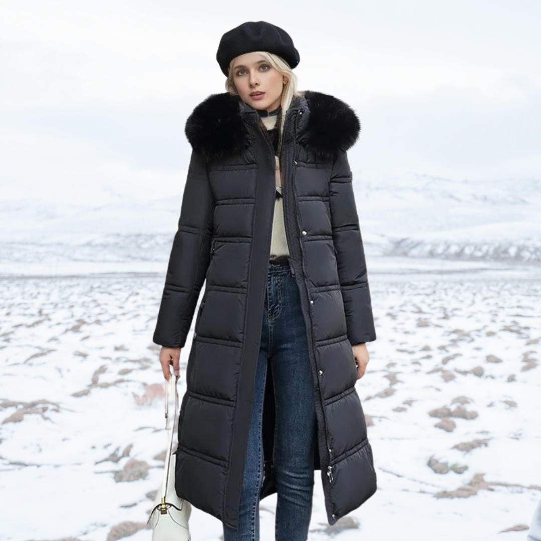 FLORENCE | HIGH-COLLAR PUFFER COAT
