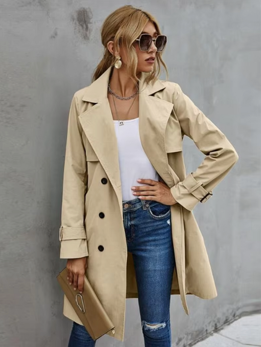 STELLA | DOUBLE-BREASTED TRENCHCOAT