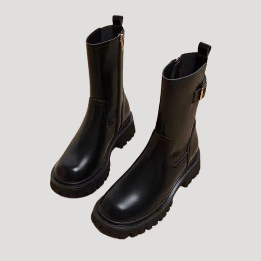 LAUREN | CHUNKY MID-CALF BOOTS