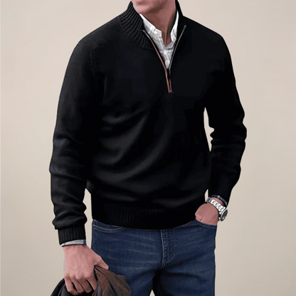 DANIEL | SPRING HALF-ZIP SWEATER