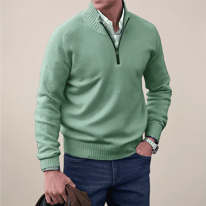 DANIEL | SPRING HALF-ZIP SWEATER