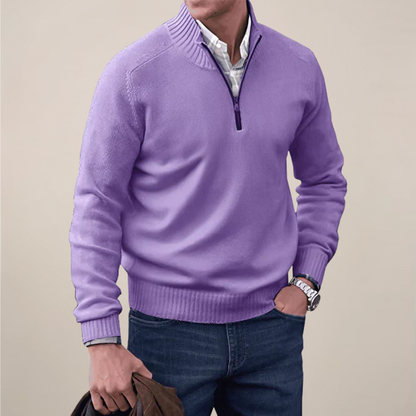 DANIEL | SPRING HALF-ZIP SWEATER