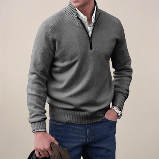 DANIEL | SPRING HALF-ZIP SWEATER