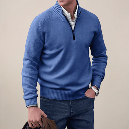 DANIEL | SPRING HALF-ZIP SWEATER