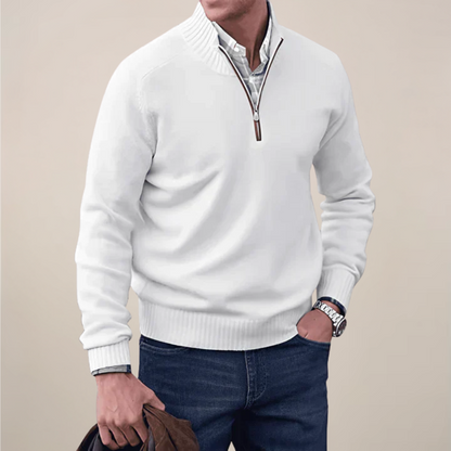 DANIEL | SPRING HALF-ZIP SWEATER