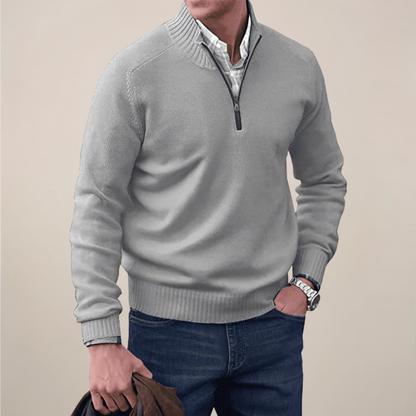 DANIEL | SPRING HALF-ZIP SWEATER