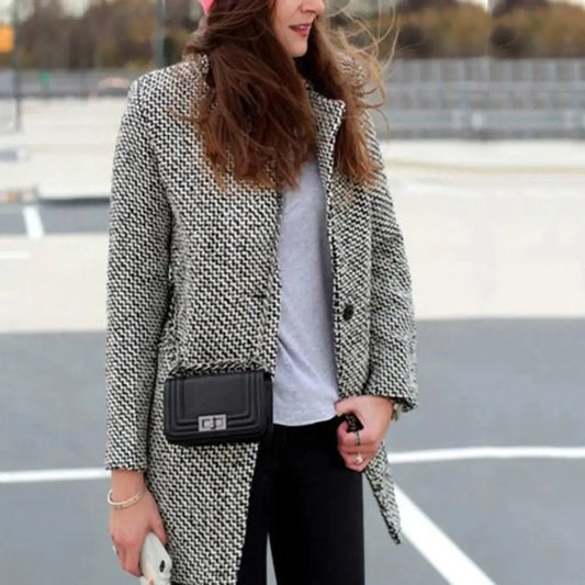 KATE | VINTAGE HOUNDSTOOTH COAT