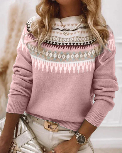 MAYA | SPRING PATTERN SWEATER