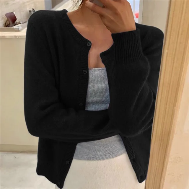 FREYA | BUTTON-UP KNIT CARDIGAN
