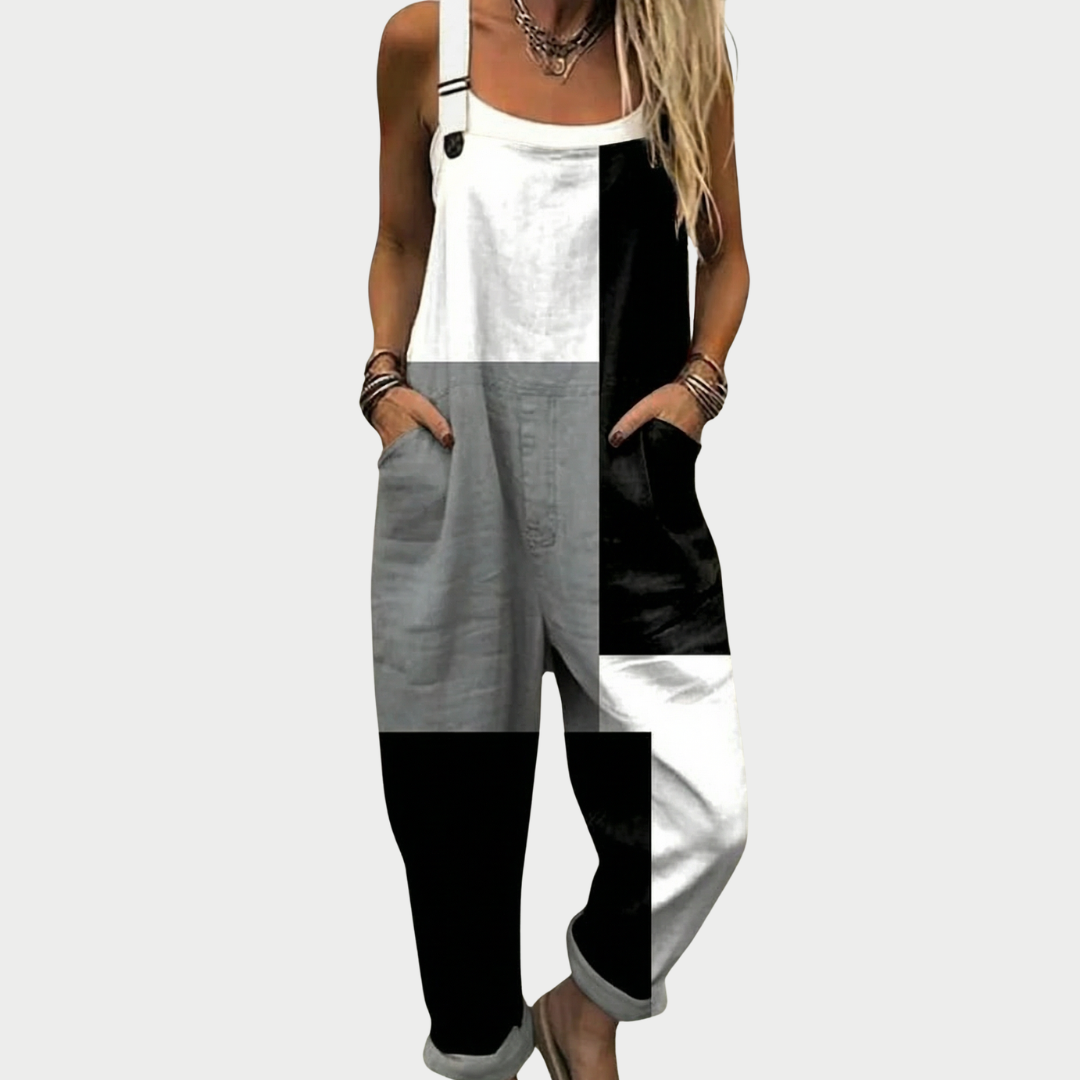 AMELIA | PRINTED DUNGAREES