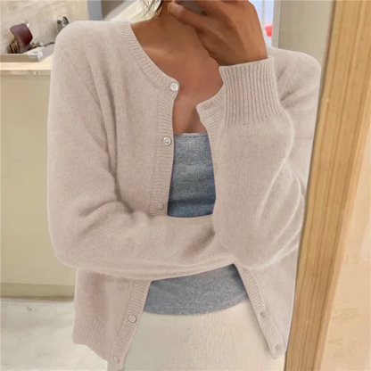 FREYA | BUTTON-UP KNIT CARDIGAN
