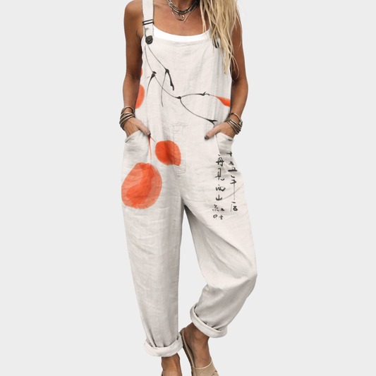 LUCY | PRINTED DUNGAREES