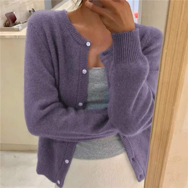 FREYA | BUTTON-UP KNIT CARDIGAN
