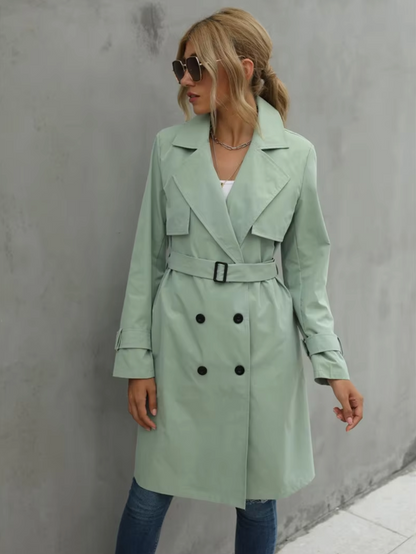 STELLA | DOUBLE-BREASTED TRENCHCOAT
