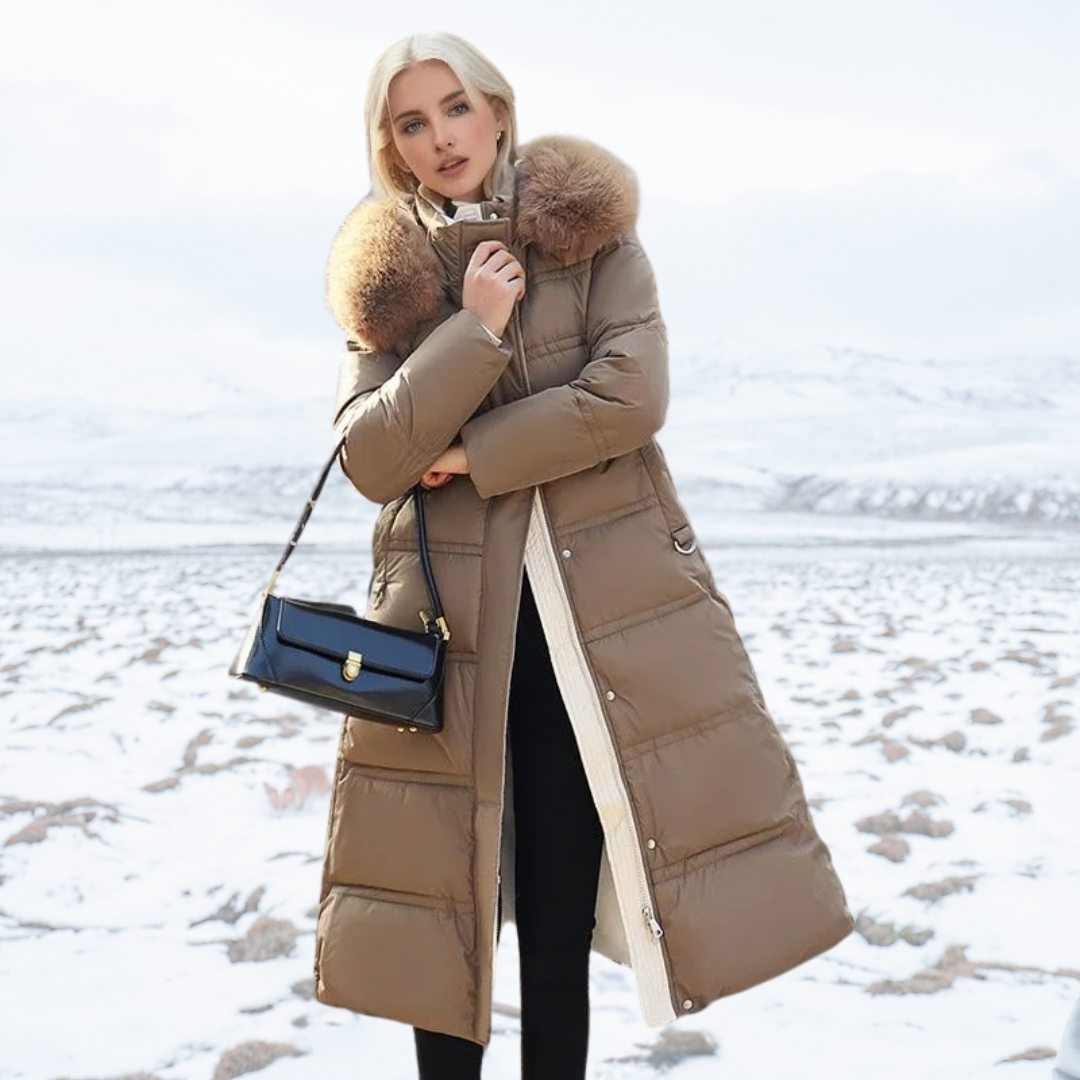 FLORENCE | HIGH-COLLAR PUFFER COAT