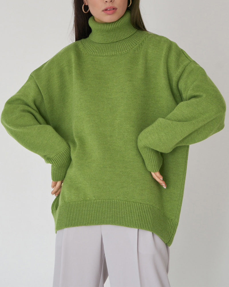 BELLA | SPRING TURTLENECK SWEATER