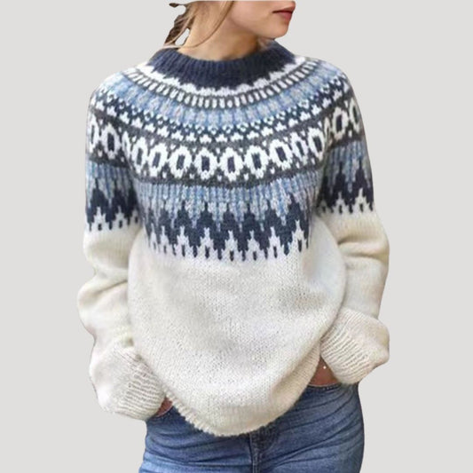 JULIA | SPRING PATTERNED PULLOVER