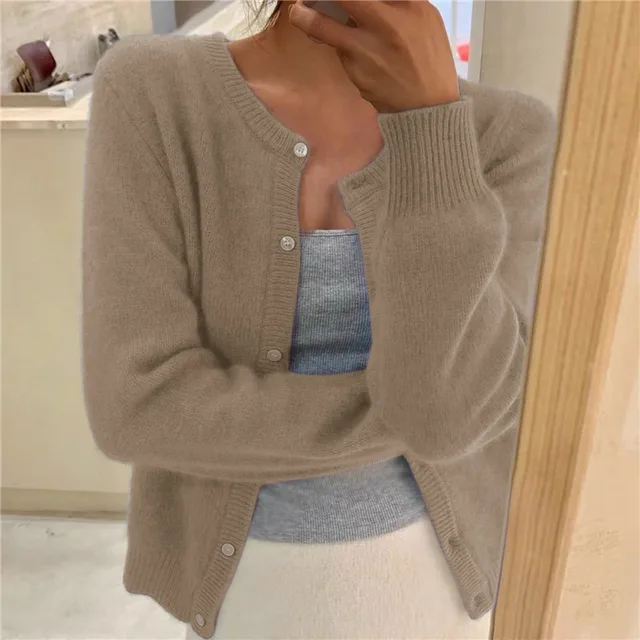 FREYA | BUTTON-UP KNIT CARDIGAN