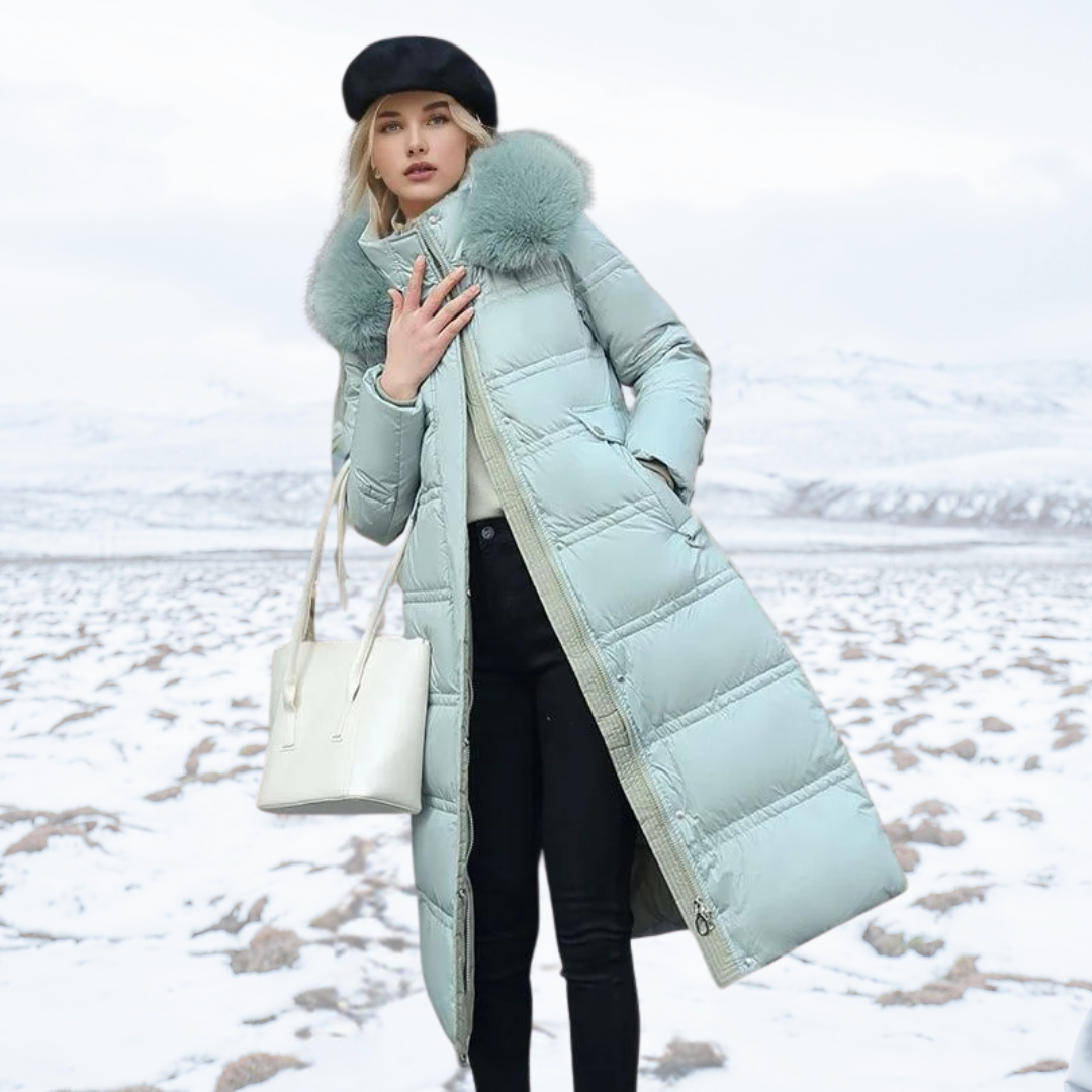 FLORENCE | HIGH-COLLAR PUFFER COAT