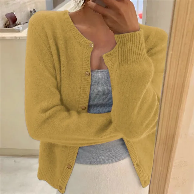 FREYA | BUTTON-UP KNIT CARDIGAN