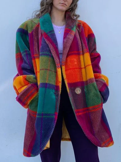 BIANCA | OVERSIZED PLAID COAT