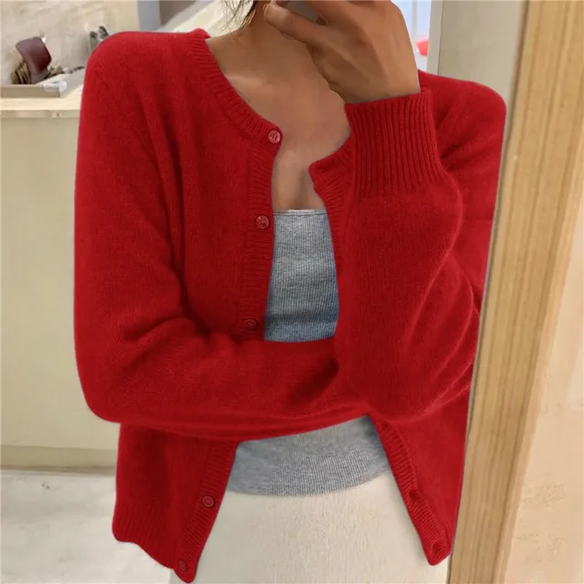 FREYA | BUTTON-UP KNIT CARDIGAN