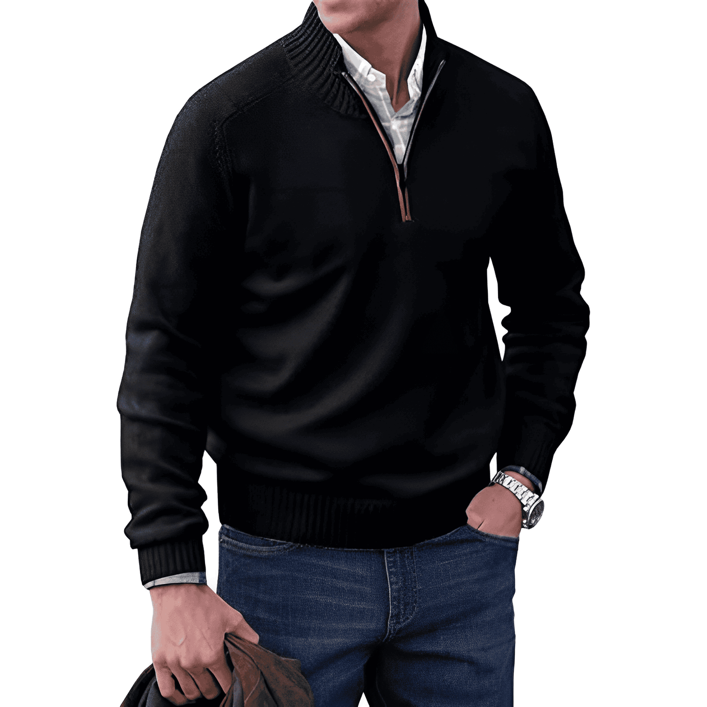 ANDREW | CASUAL ZIP SWEATER