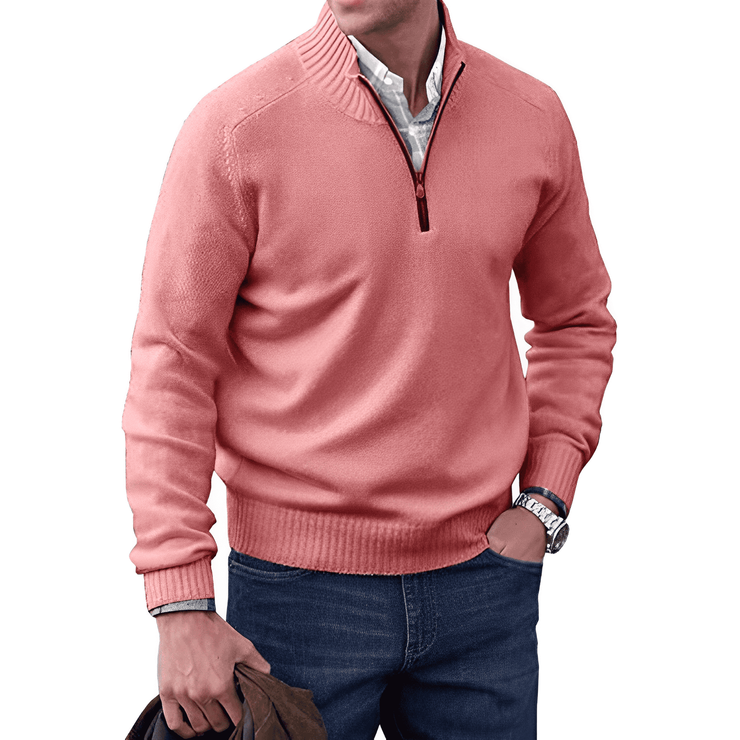 ANDREW | CASUAL ZIP SWEATER