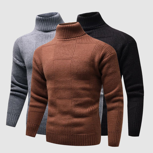 ADAM | TEXTURED TURTLENECK SWEATER