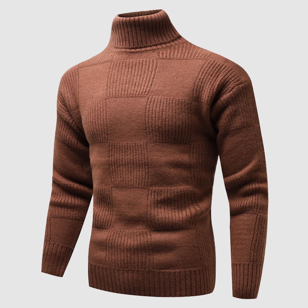 ADAM | TEXTURED TURTLENECK SWEATER