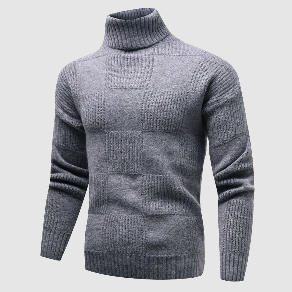 ADAM | TEXTURED TURTLENECK SWEATER