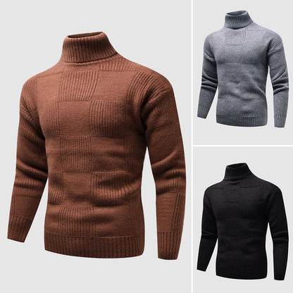 ADAM | TEXTURED TURTLENECK SWEATER