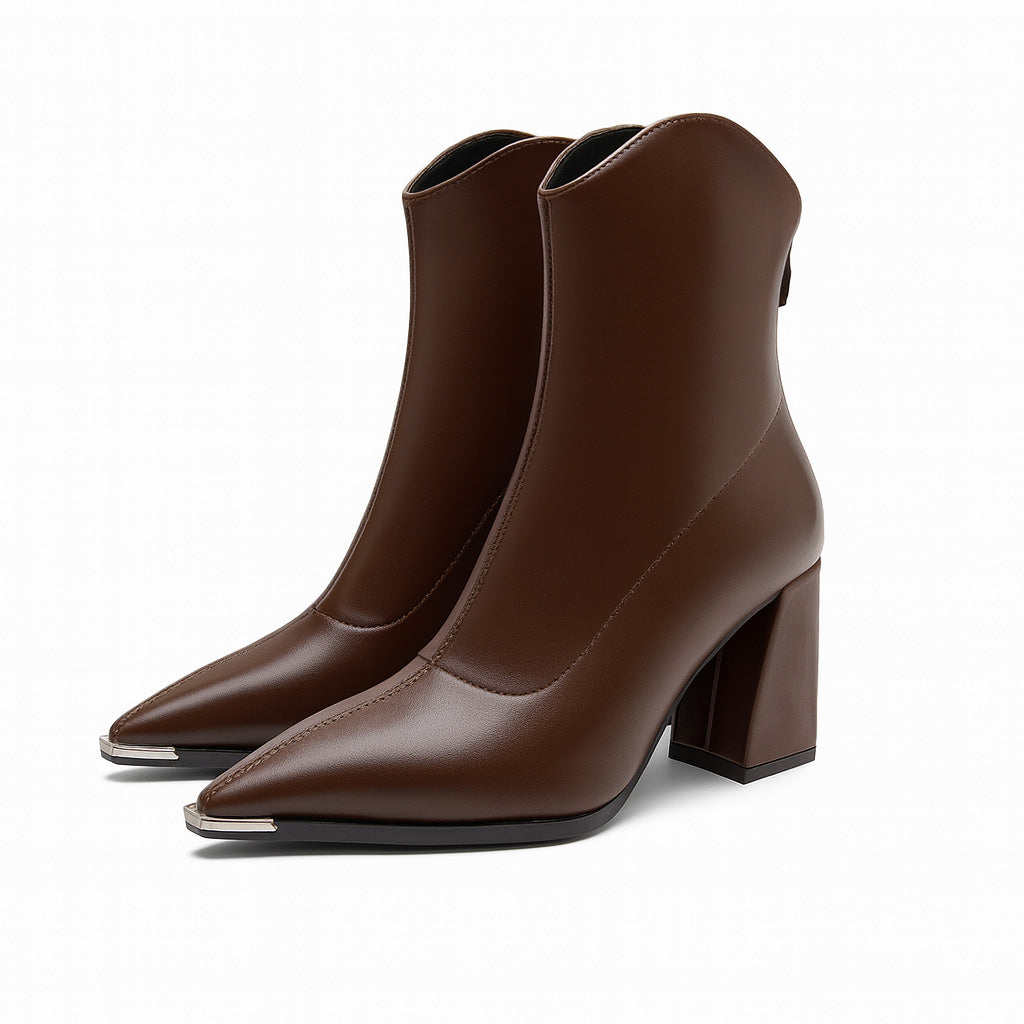 ABIGAIL | SPRING HEEL ANKLE BOOTS