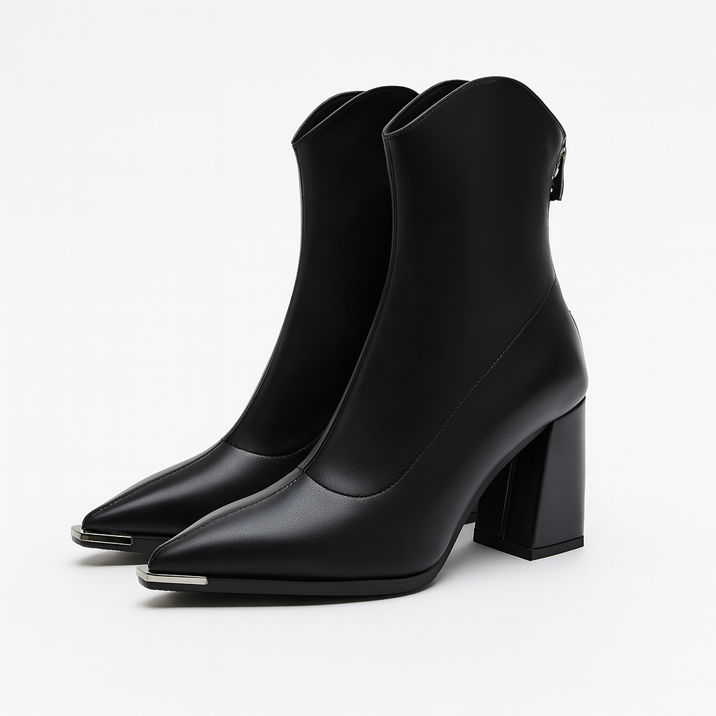 ABIGAIL | SPRING HEEL ANKLE BOOTS
