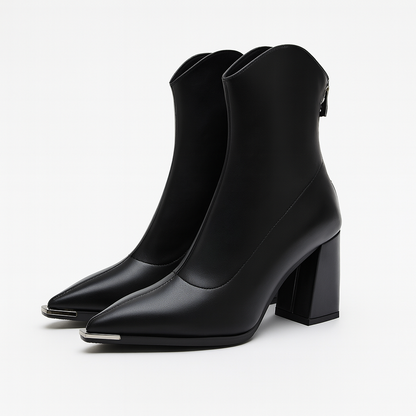 ABIGAIL | SPRING HEEL ANKLE BOOTS
