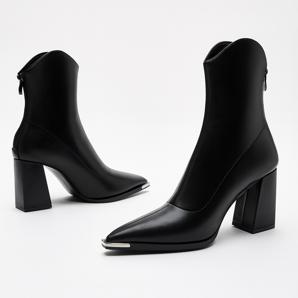 ABIGAIL | SPRING HEEL ANKLE BOOTS