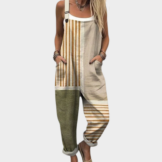 LAURA | PRINTED DUNGAREES