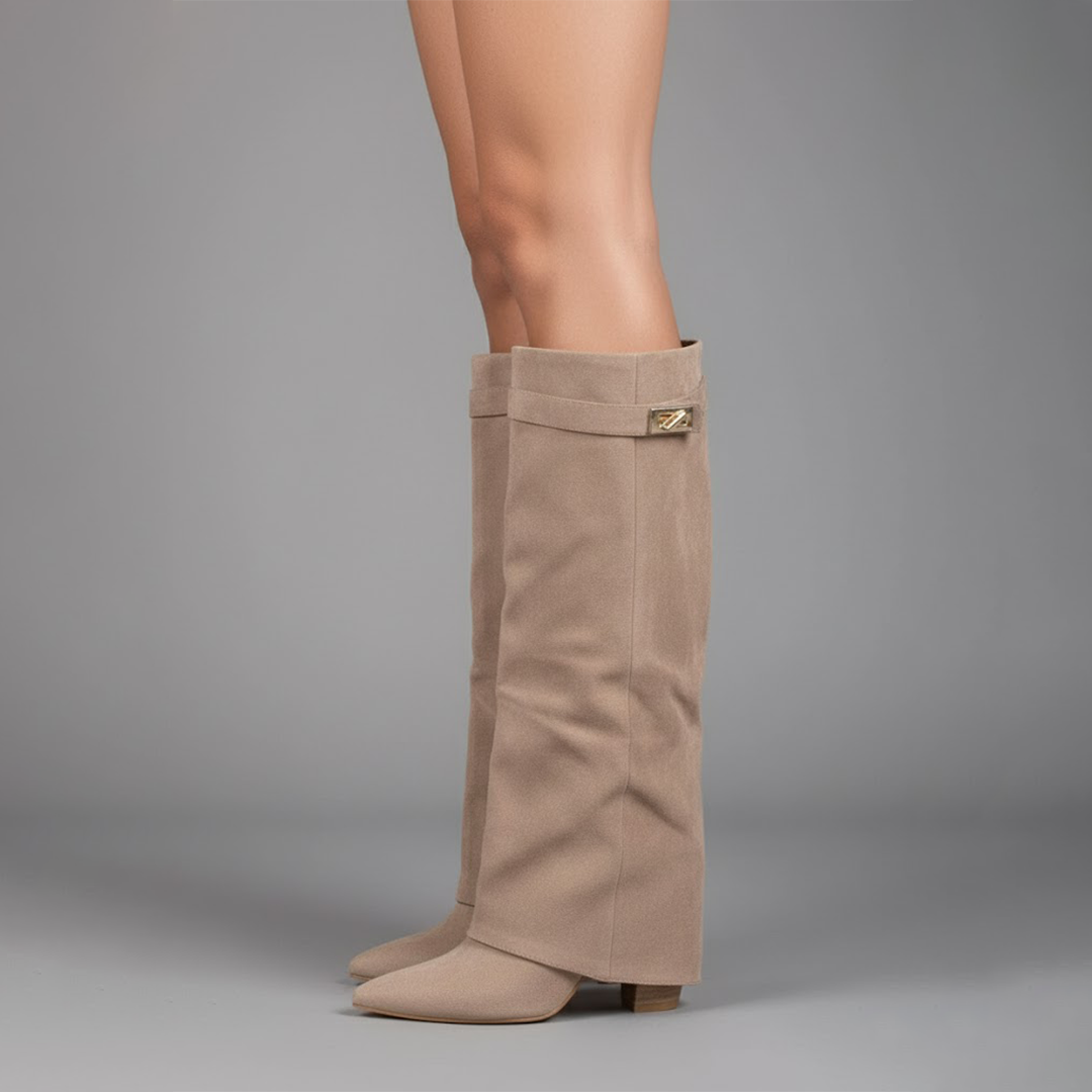 CONNIE | LEATHER THIGH-HIGH BOOTS