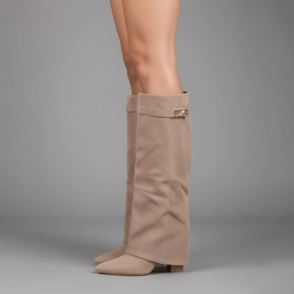 CONNIE | LEATHER THIGH-HIGH BOOTS