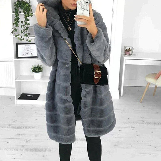 FLORENCE | FUR LONGLINE COAT