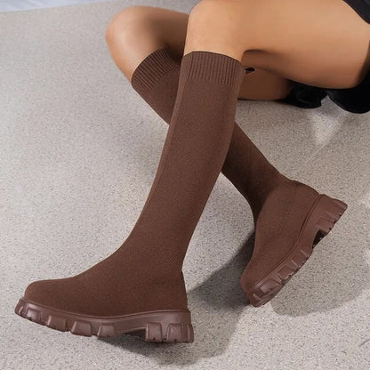 AMELIA | CHUNKY KNIT BOOTS